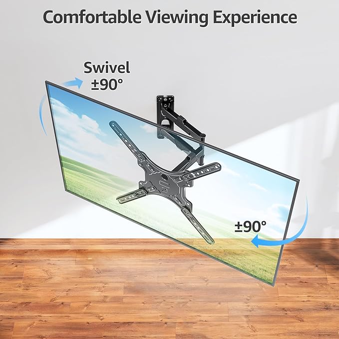 MOUNTUP TV Wall Mounts for Most 26-60 Inches TVs, Full Motion TV Bracket - Image 5