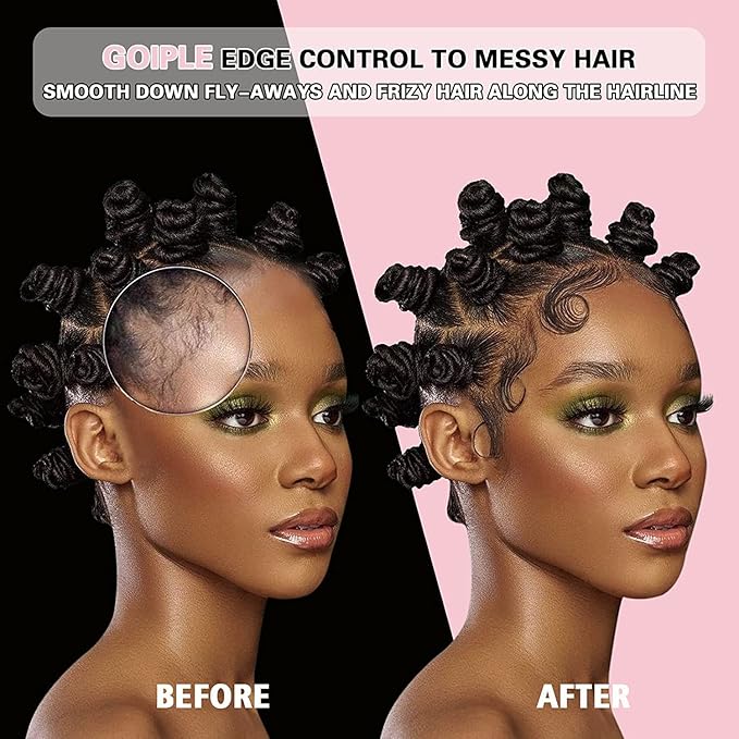 Goiple Edge Control Wax for Women Strong Hold Non-greasy Edge Smoother - Image 4
