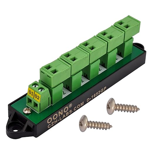 16Amp 300V 2x6 Position Pluggable Terminal Block Distribution Module. OONO by OONO