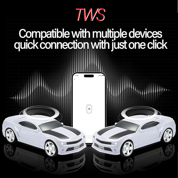 WSTER Sports Car Model Bluetooth Speaker - Image 3