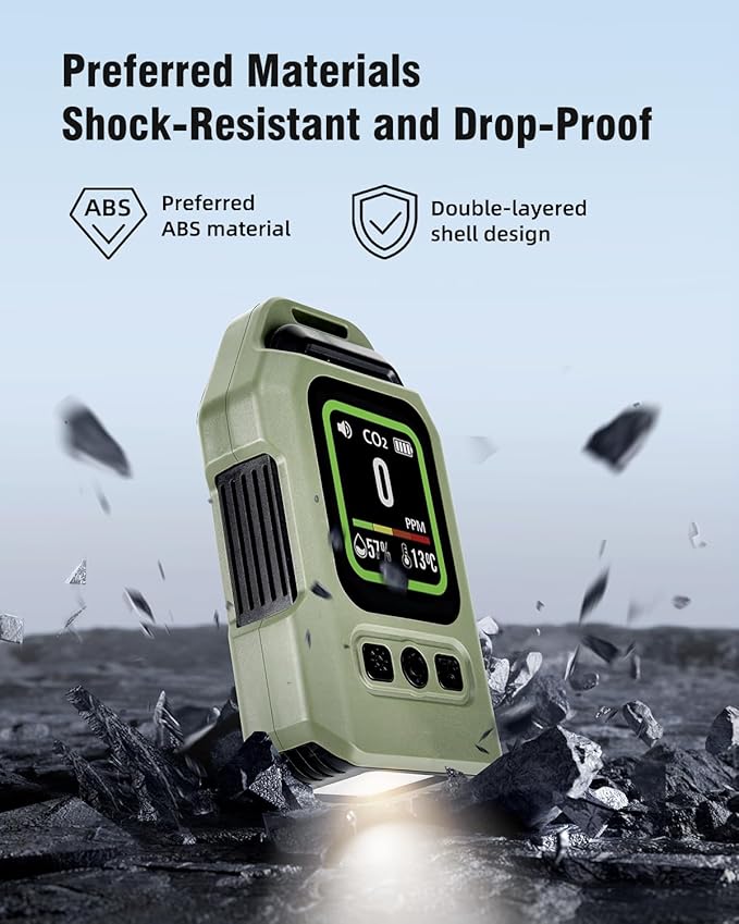 3-in-1 Portable Carbon Monoxide Detector.Visual Alarm - Image 8