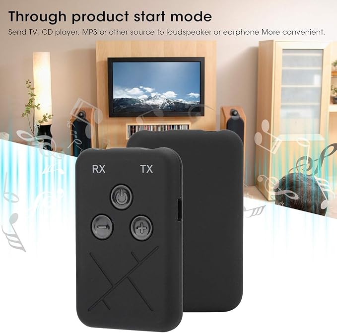 Jectse Transmitter Receiver 2 in 1 Wireless Home Audio Assist 3.5mm Device - Image 2
