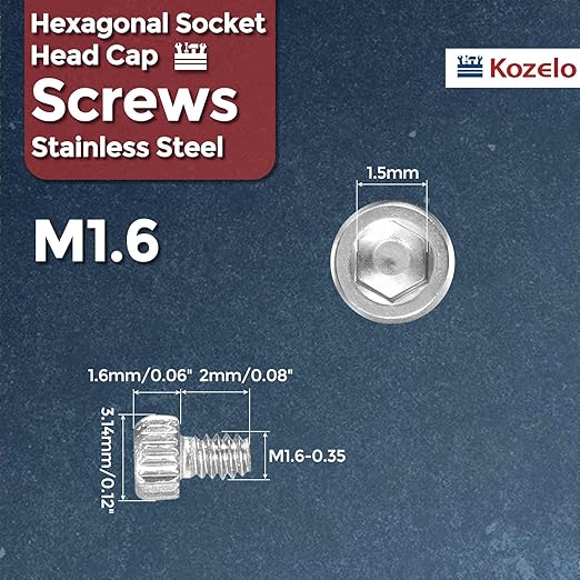 Kozelo 60pcs Socket Head Cap Screws - Image 2