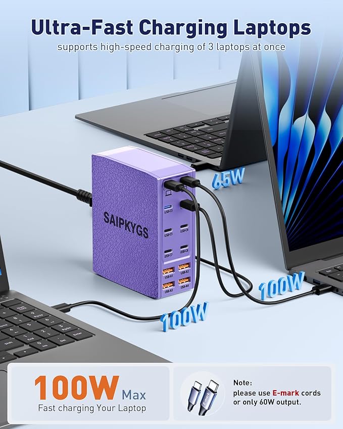 SAIPKYGS USB Charging Station, 12-Port USB C Charger Block - Image 3