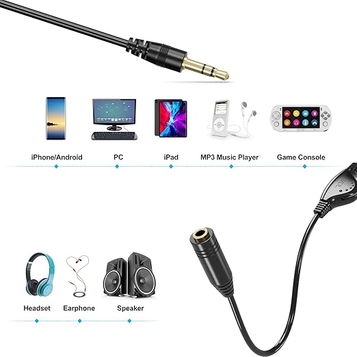 PChero 3.5mm Headphone Extension Cable - Image 3