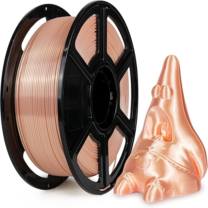 Flashforge 3D Printer Filament Silk PLA 1.75mm 1kg Spool-Dimensional Accuracy by FLASHFORGE
