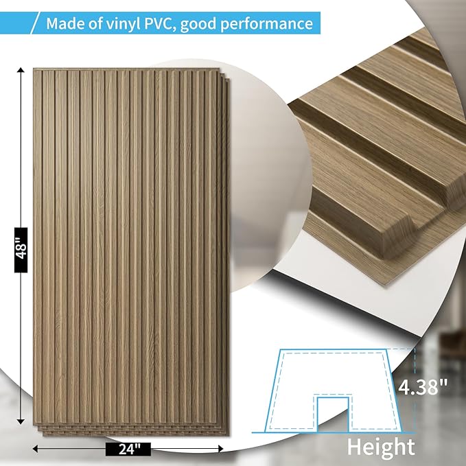Art3d 12-Pack Slat Design 3D Wall Panels - Image 4