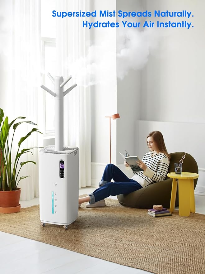 MONISEN 26L/5.7Gal Humidifier Large Room 3000 ft², Supersized Cool Mist - Image 6