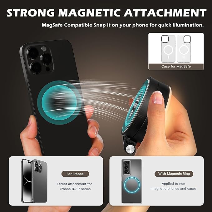 PrielPaek 3-in-1 Magnetic Beauty Selfie Light - Image 4