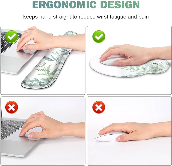 ToLuLu Desk Mat, XXL Large Mouse Pad Wrist Support Set，4 in1 Gaming Mousepad - Image 6
