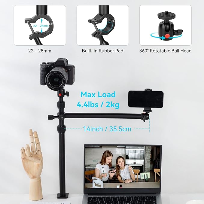 SMALLRIG Camera Desk Mount Table Stand - Image 4