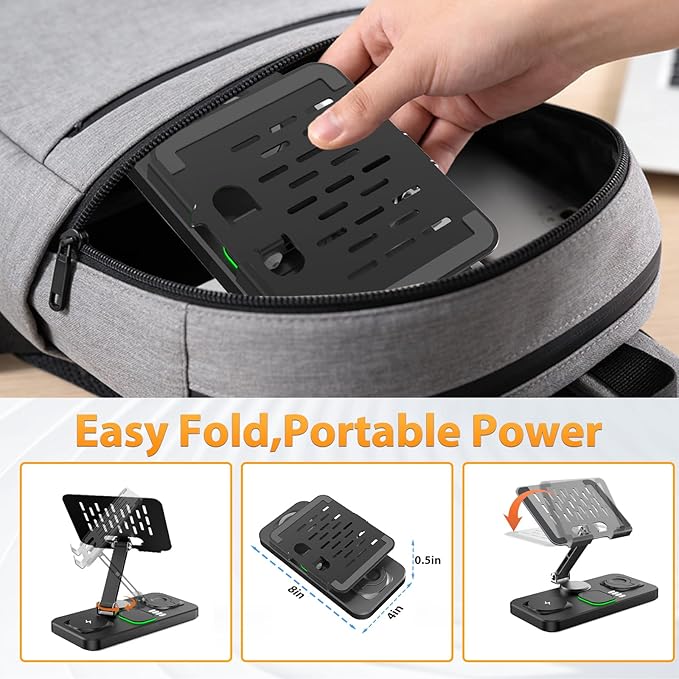 30W Charging Station for Apple Products, Foldable Wireless Charger - Image 8