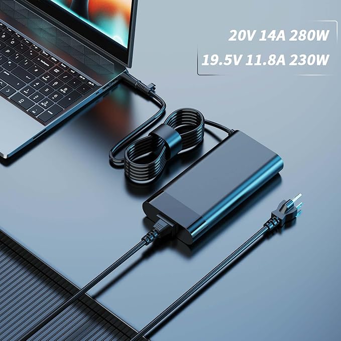280W 20V 14A AC Laptop Charger Compatible - Image 6