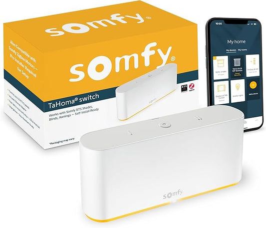 Somfy TaHoma Switch Hub for RTS Motors – App & Voice Control – Scenes & by SOMFY