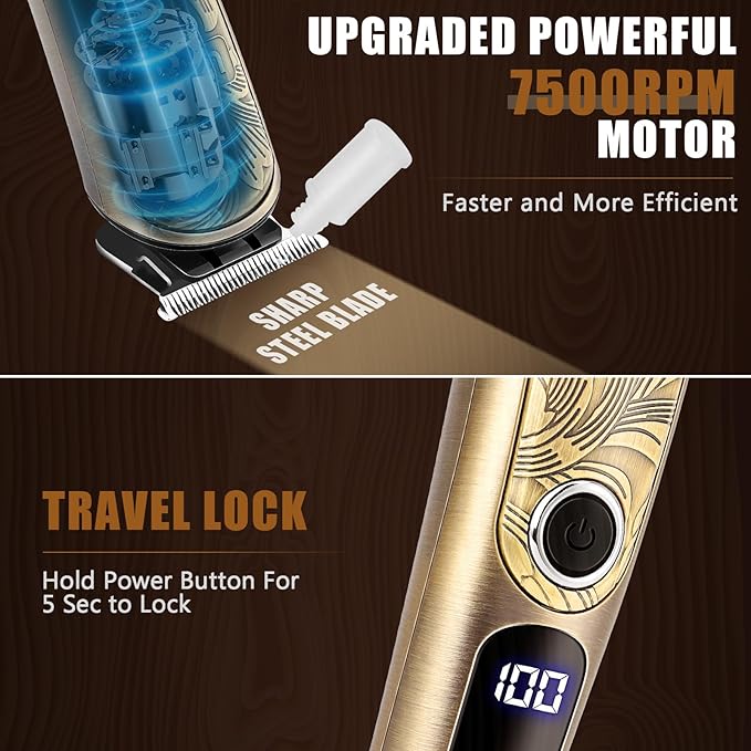 Ufree Gifts for Men, Beard Trimmer - Image 3