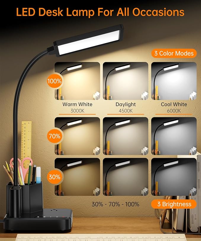 Desk Lamp, COZOO LED Desk Lamps - Image 2