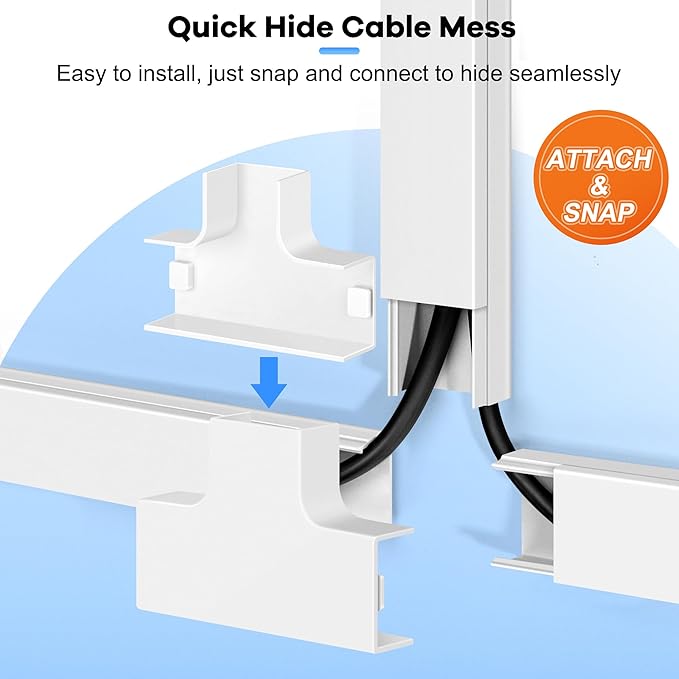 126in Cord Hider Kit, Wire Covers - Image 4