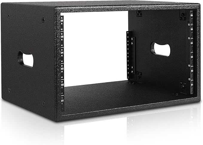 Sound Town 6U Studio Rack with 6-Space, Heavy-Duty 0.7" Baltic Birch Plywood by SOUNDTOWN
