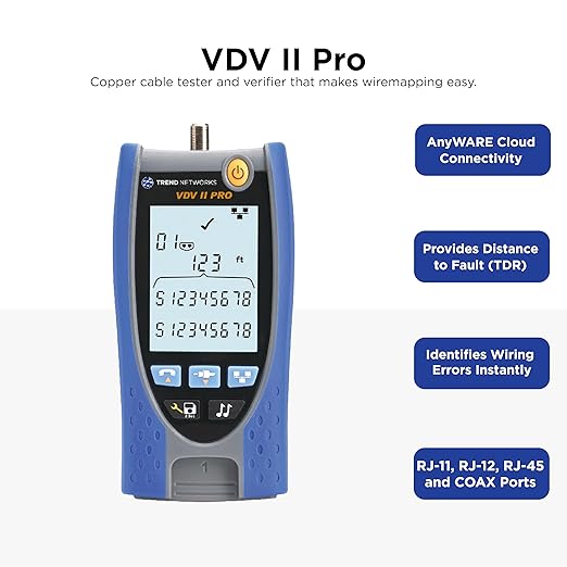 TREND Networks | R158005 | VDV II Pro | Cloud Connected | Voice, Data and Video - Image 2
