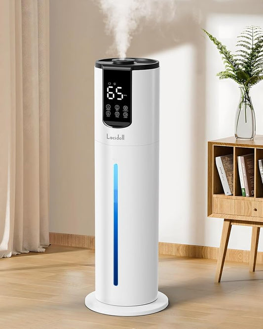Lacidoll 8L Humidifiers for bedroom, Humidifiers large room up to 500 sq ft by Bigcapacitybigpeaceofmind