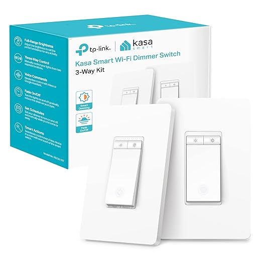 Kasa Smart 3 Way Dimmer Switch KIT, Dimmable Light Switch Compatible by KasaSmartbyTP-Link