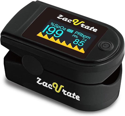 Zacurate 500C Elite Fingertip Pulse Oximeter Blood Oxygen Saturation Monitor by Zacurate