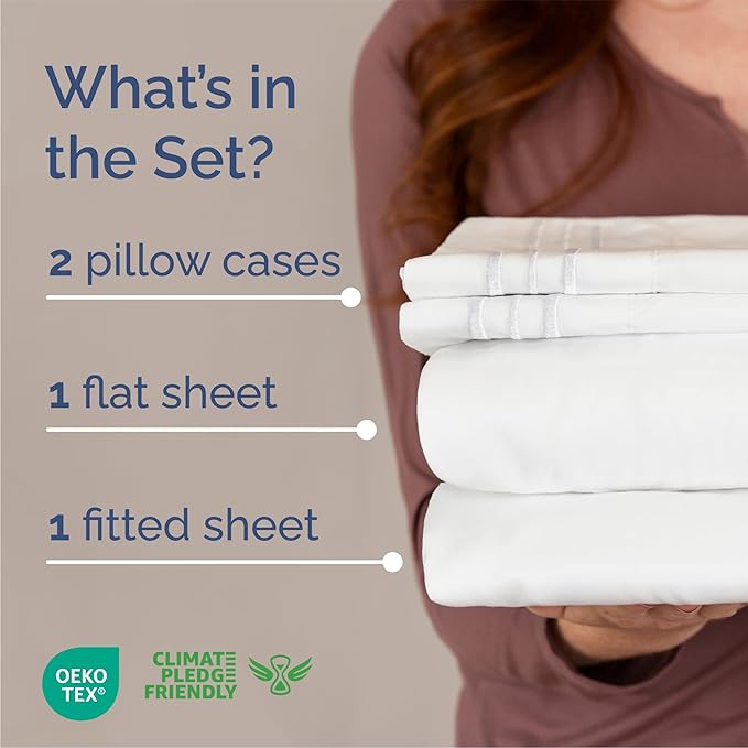 Queen Size 4 Piece Sheet Set - Image 2