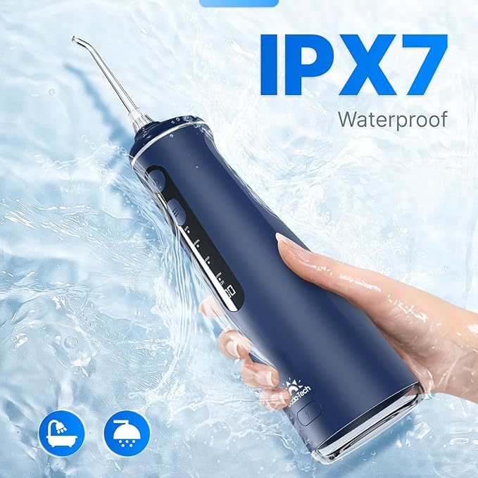 Water Flosser for Teeth, Cordless Oral Irrigator Portable Dental Cleaner Picks - Image 7