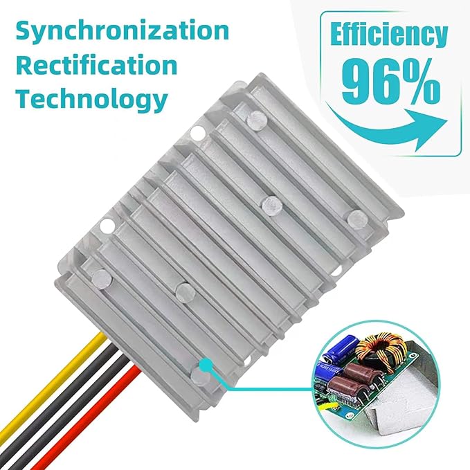 DC 36V/48V Step Down to 12V 30A 360W Converter Regulator Power Supply Module - Image 4