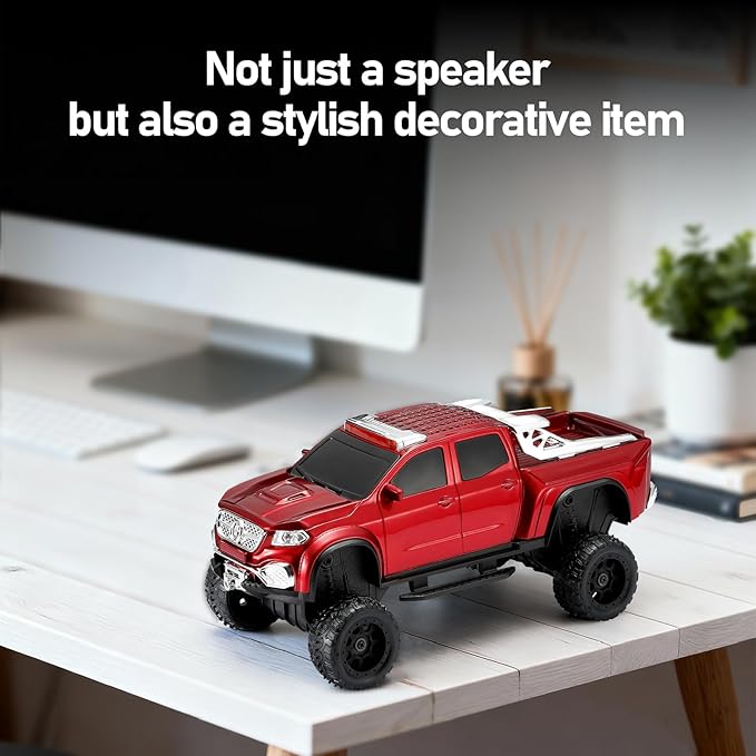 WSTER WS-X65 Pickup Truck Replica Bluetooth Speaker – HD Sound, FM Radio - Image 6