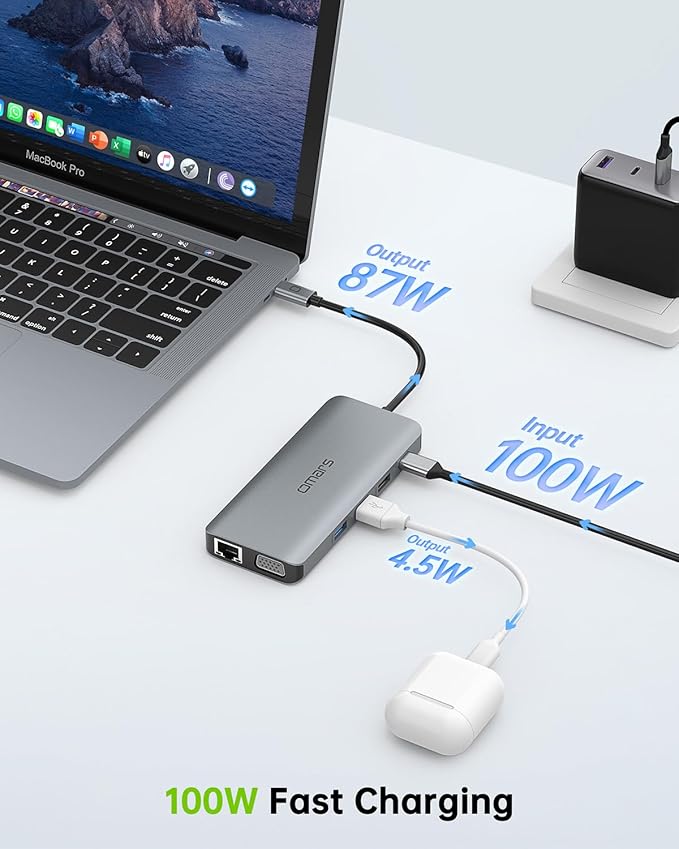 USB C Laptop Docking Station Dual Monitor HDMI - Image 8