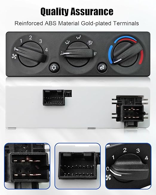 Q21-6012 HVAC A/C Heater Climate Control Module Panel Fit - Image 2