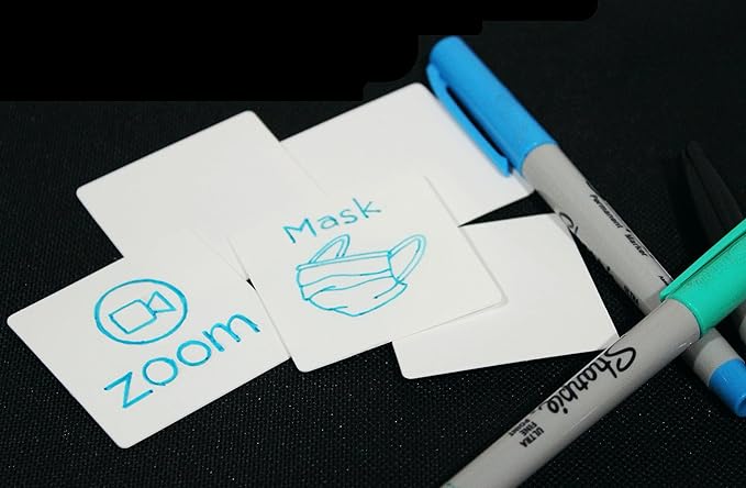 Smile4Autism Small 2"x2" Loose Visual Picture Cards, Receptive and Expressive by Smile4Autism
