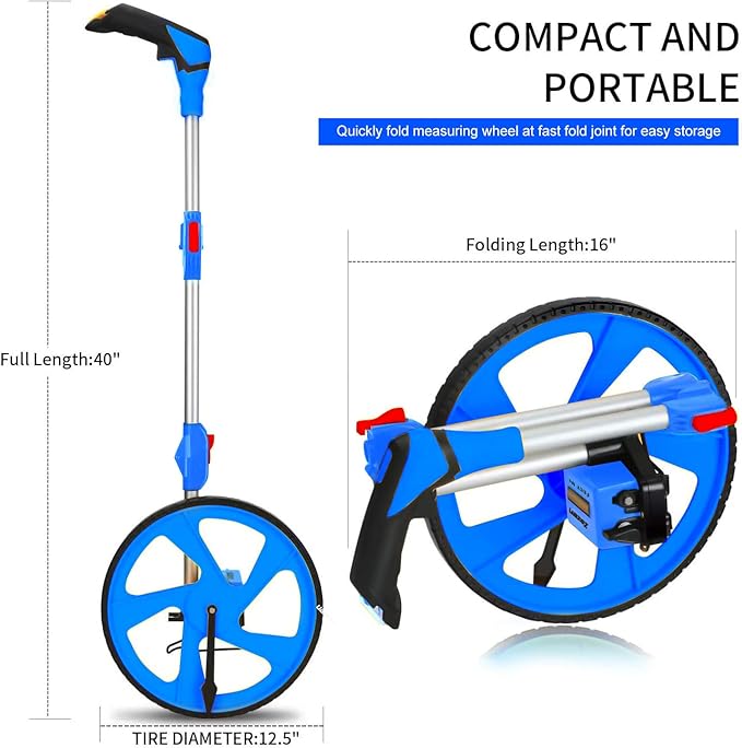 Zozen Measuring Wheel, Rolling Tape Measure Wheel - Image 4