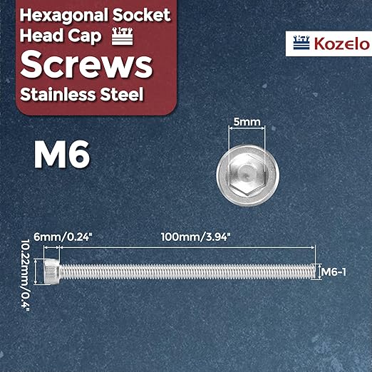 Kozelo 25pcs Socket Head Cap Screws - Image 2