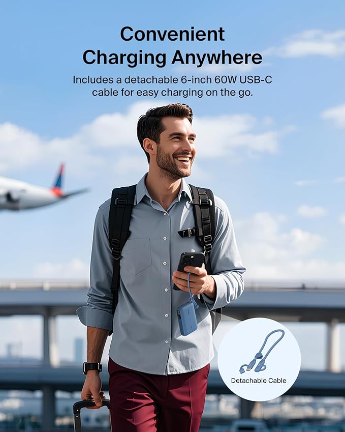 Belkin Portable Charger, Slim USB-C Power Bank 10, 000mAh w/ 2 USB-C Ports - Image 5