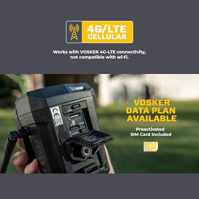 Vosker V150 Solar-Powered LTE Cellular Home Security Outdoor Camera | Motion - Image 5
