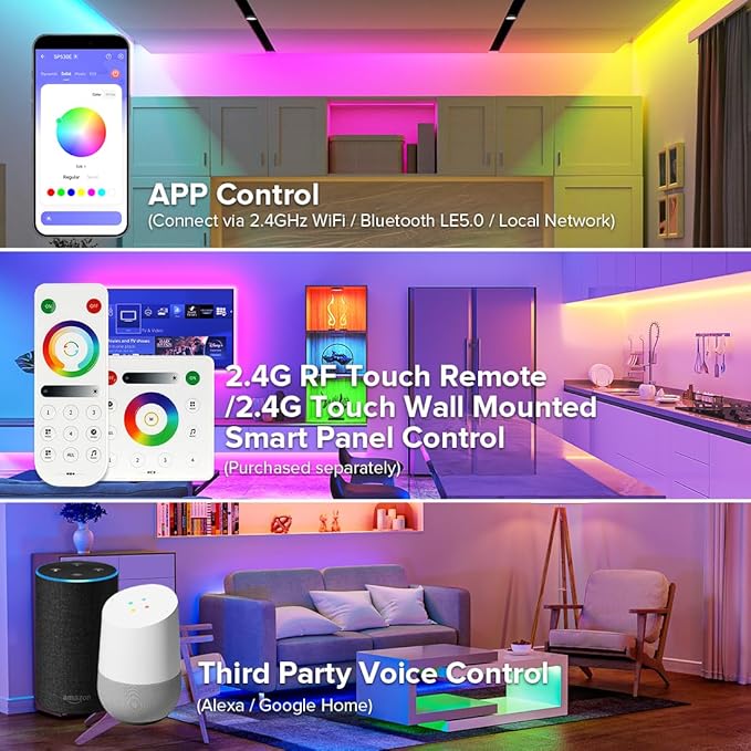 BTF-LIGHTING SP530E WiFi Alexa Bluetooth LED Controller Support PWM Monochrome - Image 3