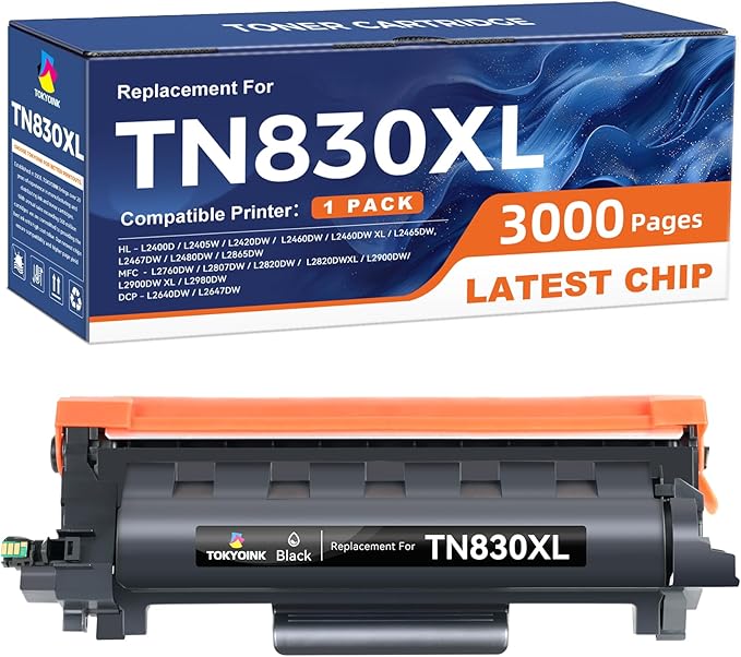 TOKYOINK TN830XL Toner TN830 Cartridges Replacement by TOKYOINK