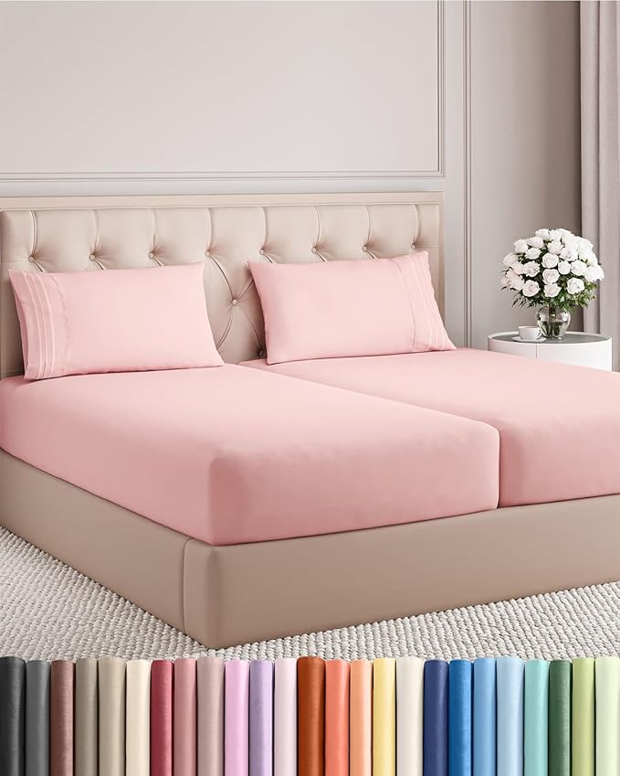 Split King Size 5 Piece Sheet Set by CGKUnlimited