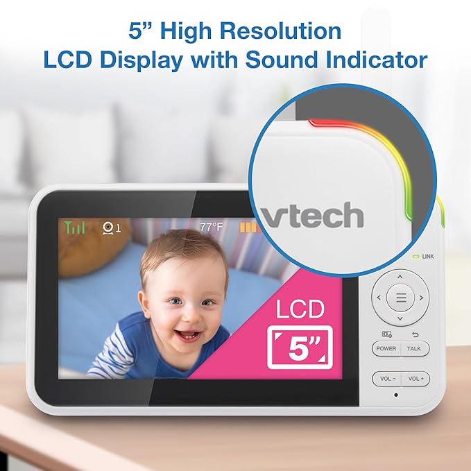 VTech VM924-2 Remote Pan-Tilt-Zoom Baby Monitor - Image 7
