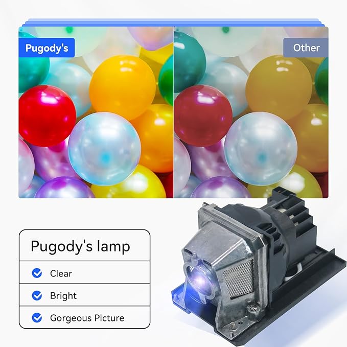 Pugody NP13LP /NP18LP Quality Replacement Projector Lamp Bulb - Image 3