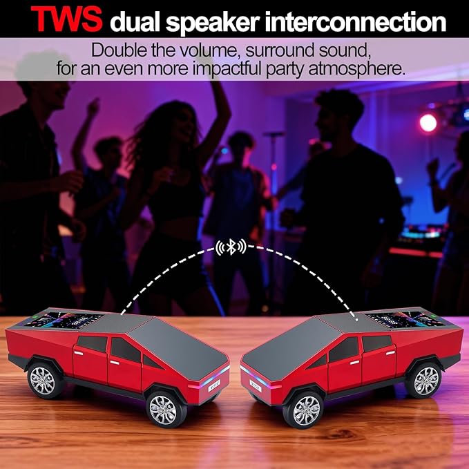WSTER Futuristic Pickup Truck Bluetooth Speaker - Image 6