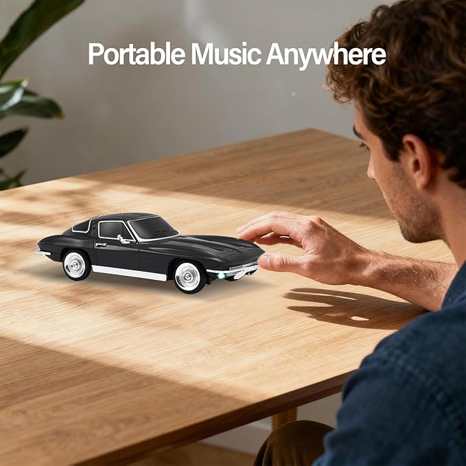 WSTER Retro American Style car Bluetooth Speaker, Portable Wireless Outdoor - Image 6