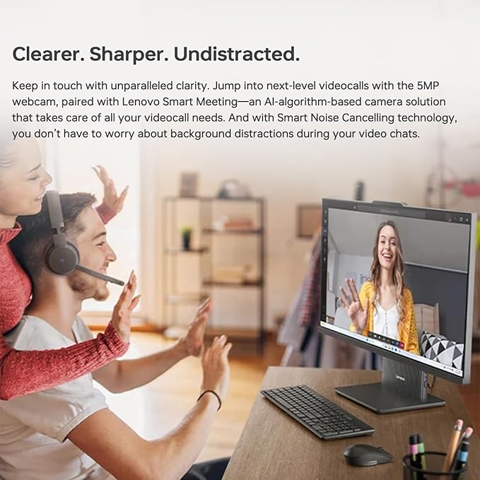 Lenovo IdeaCentre Business All-in-One PC, AMD Ryzen 7 8845HS, 16GB DDR5 RAM - Image 7