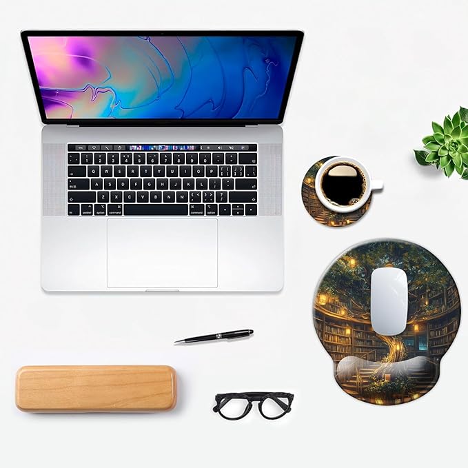 Ergonomic Mouse Pad with Wrist Support, Mouse Pad with Wrist Rest, Relieve - Image 7