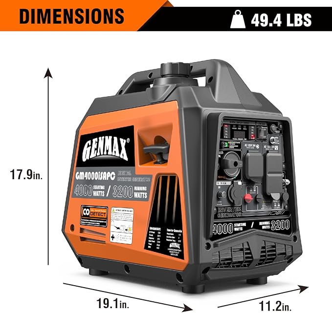 GENMAX Generator，EPA Compliant, Eco-Mode Feature, Ultra Lightweight - Image 8