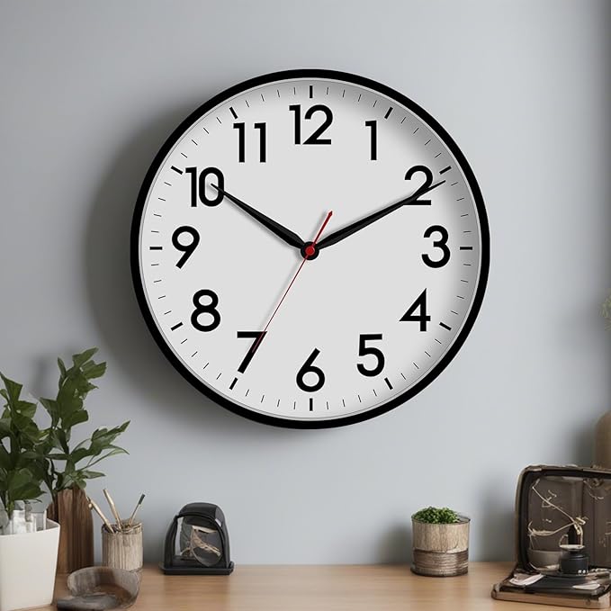 AKCISOT 16 Inch Wall Clock Large Silent Non-Ticking Wall Clocks Battery Operated - Image 6
