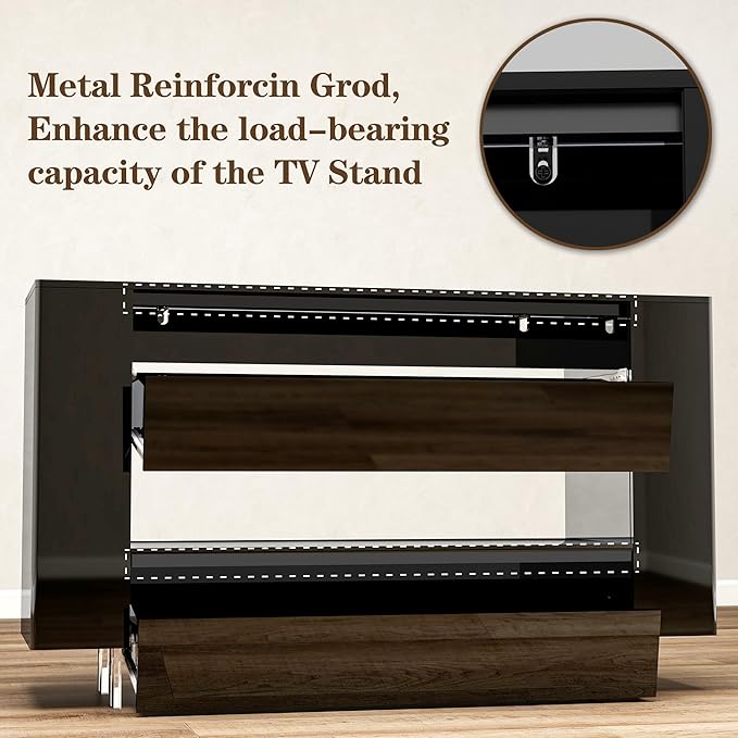 Vavkorkula High Gloss TV Stand for 65 Inch - Image 6