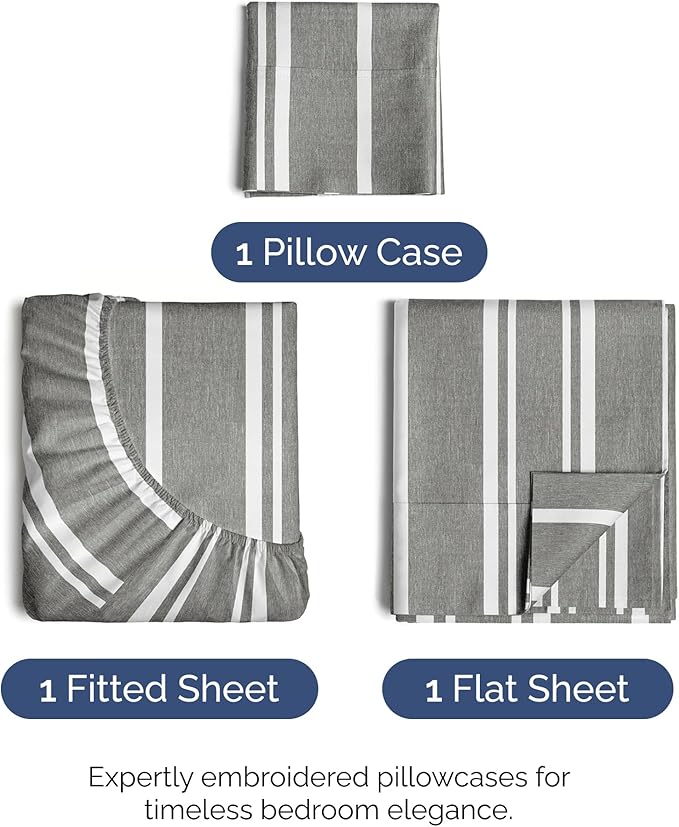Twin Size 3 Piece Sheet Set - Image 2